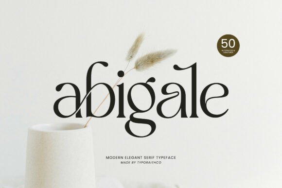 Abigale: A Modern Serif Font That Elevates Branding
