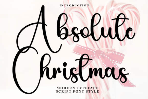 Absolute Christmas Font for Festive Editorial Design