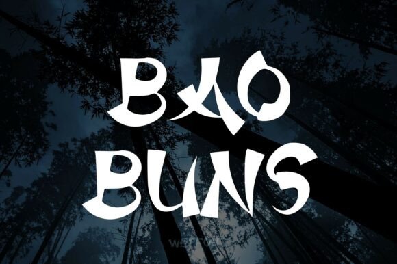 Bao Buns Font for Branding and Design Projects