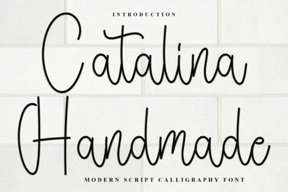 Catalina Handmade for Creative Branding and Typography Projects