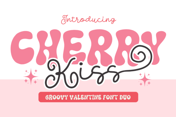 Cherry Kiss Duo Font for Valentine-Themed Web Designs