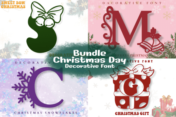 Christmas Day Bundle for Festive Typography