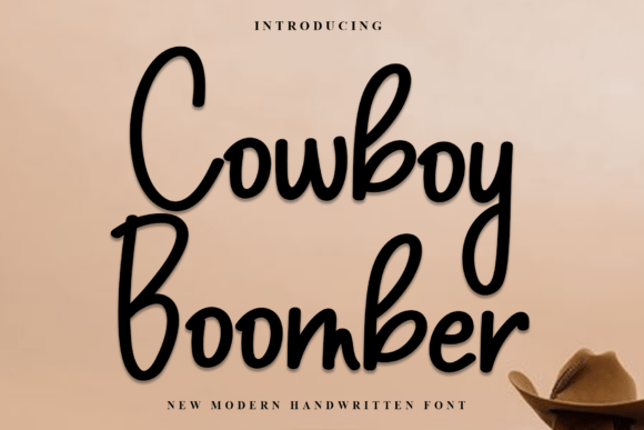 Cowboy Boomber Font for Handmade Creations