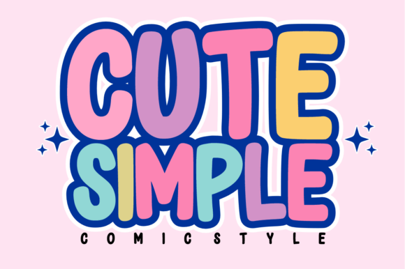 Cute Simple Display Font for Web Design