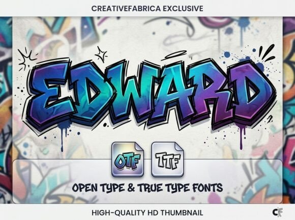 Edward: A Bold Display Font for Urban Branding