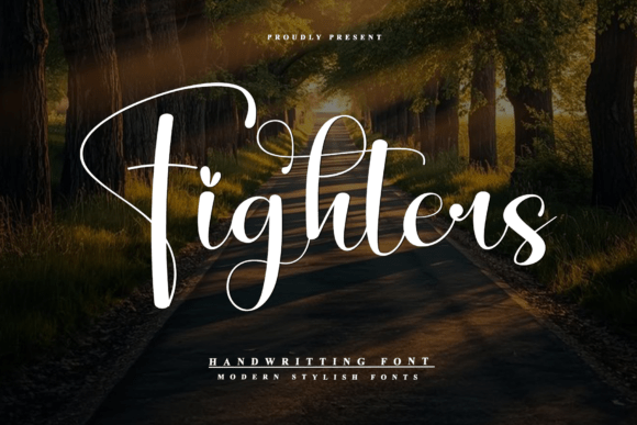 Fighters Font for Elegant and Joyful Editorial Design