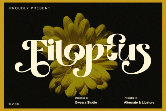 Filoptus Font: A Modern Serif for Elegant Editorial Design