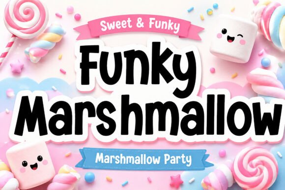 Funky Marshmallow Font Review for Creative Branding