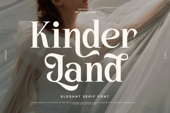 Kinder Land Font for Refined Branding and Elegant Design
