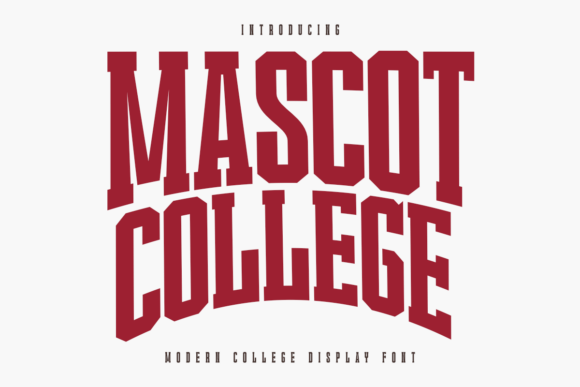 Mascot College Font for Bold Brand Campaigns