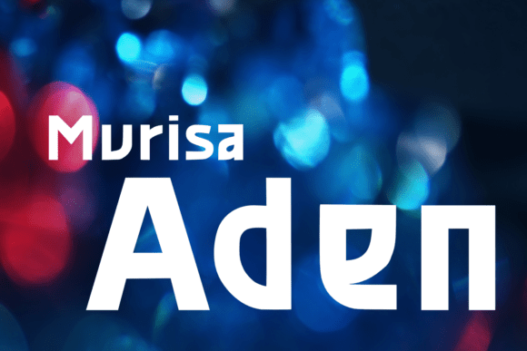 Murisa Aden: A Modern Sans Serif Font for Bold Visuals