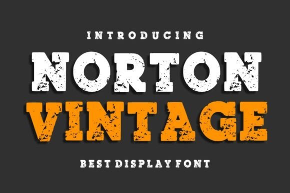 Norton Vintage Font for Handmade Creations