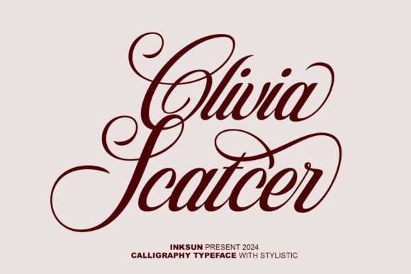 Olivia Scatcer Font for Timeless Branding Projects
