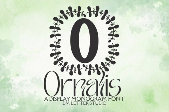 Ornalis Monogram Font for Luxurious Branding