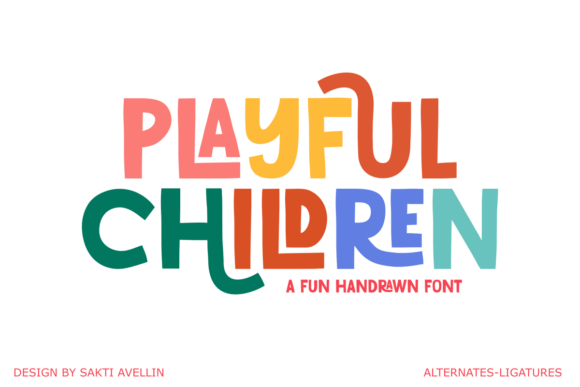Playful Children Font for Handmade Creations