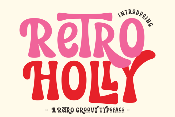 Retro Holly Font for Vintage-Inspired Branding