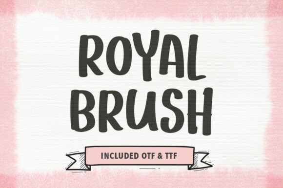 Royal Brush Font for Bold Web Typography