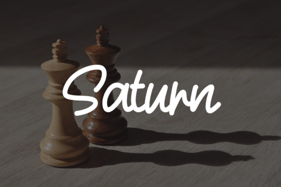Saturn Font Download: A Modern Script Handwritten Typeface