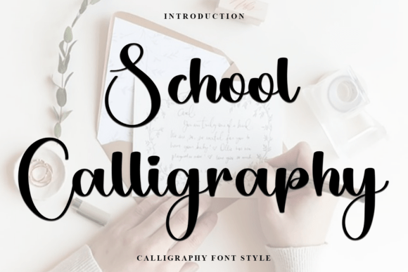 School Calligraphy Font for Professional Branding