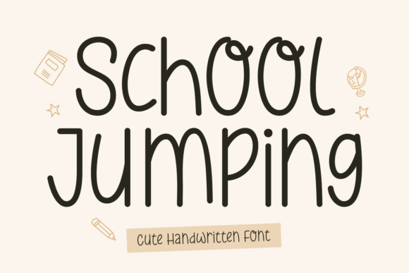 School Jumping Font: A Playful Addition to Editorial Design