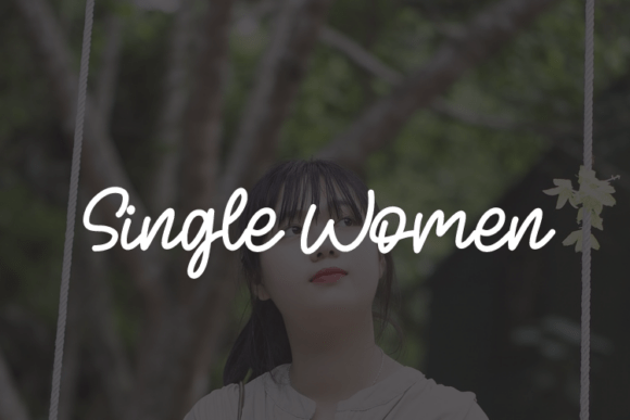 Single Women Font for Handmade Creations and Elegant Design