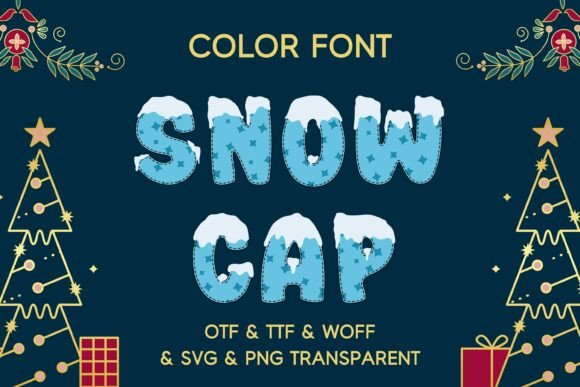 Snow Cap Font Brings Festive Charm to Handmade Creations