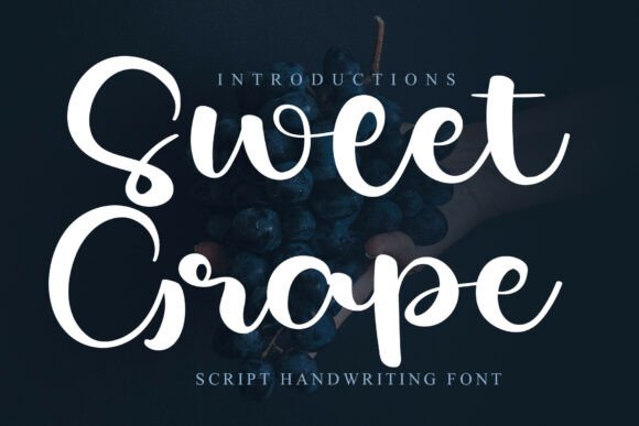 Sweet Grape Font for Handmade Creations