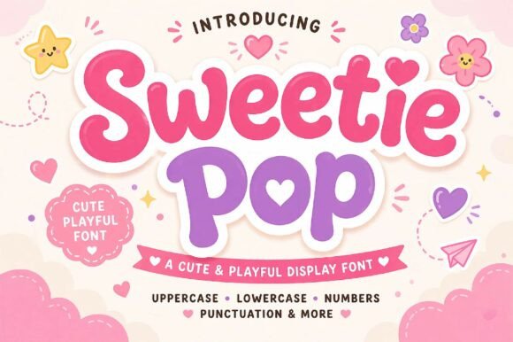 Sweetie Pop: A Bubbly Display Font for Eye-Catching Designs