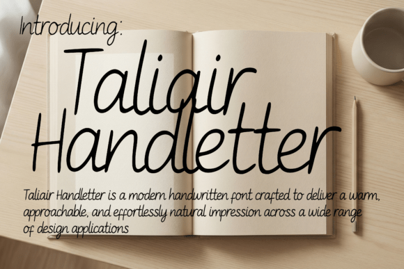 Taliair Handletter for Modern Branding and Professional Design
