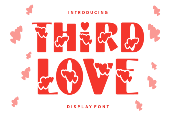 Third Love: A Romantic Display Font for Editorial Design