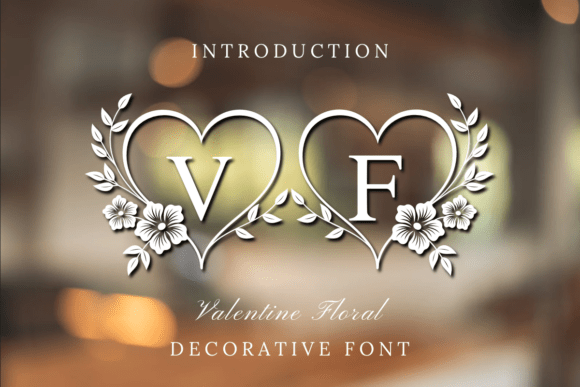 Valentine Floral: A Decorative Font for Eye-Catching Campaigns