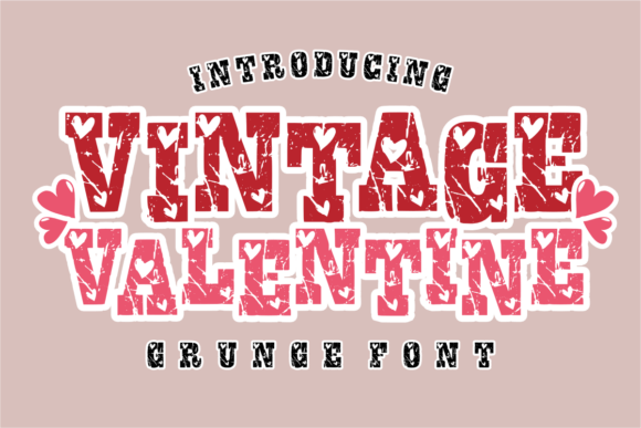 Vintage Valentine Font for Digital Branding and Web Design