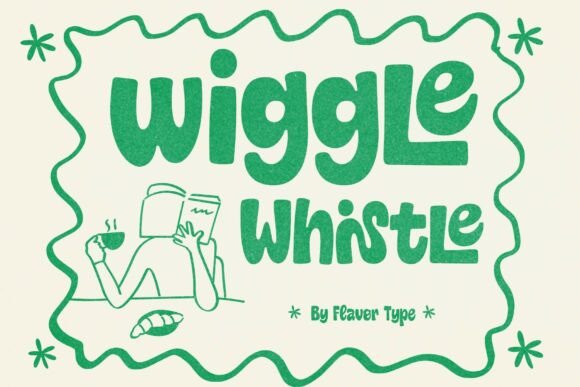 Wiggle Whistle: A Chubby Display Font for Cozy Branding